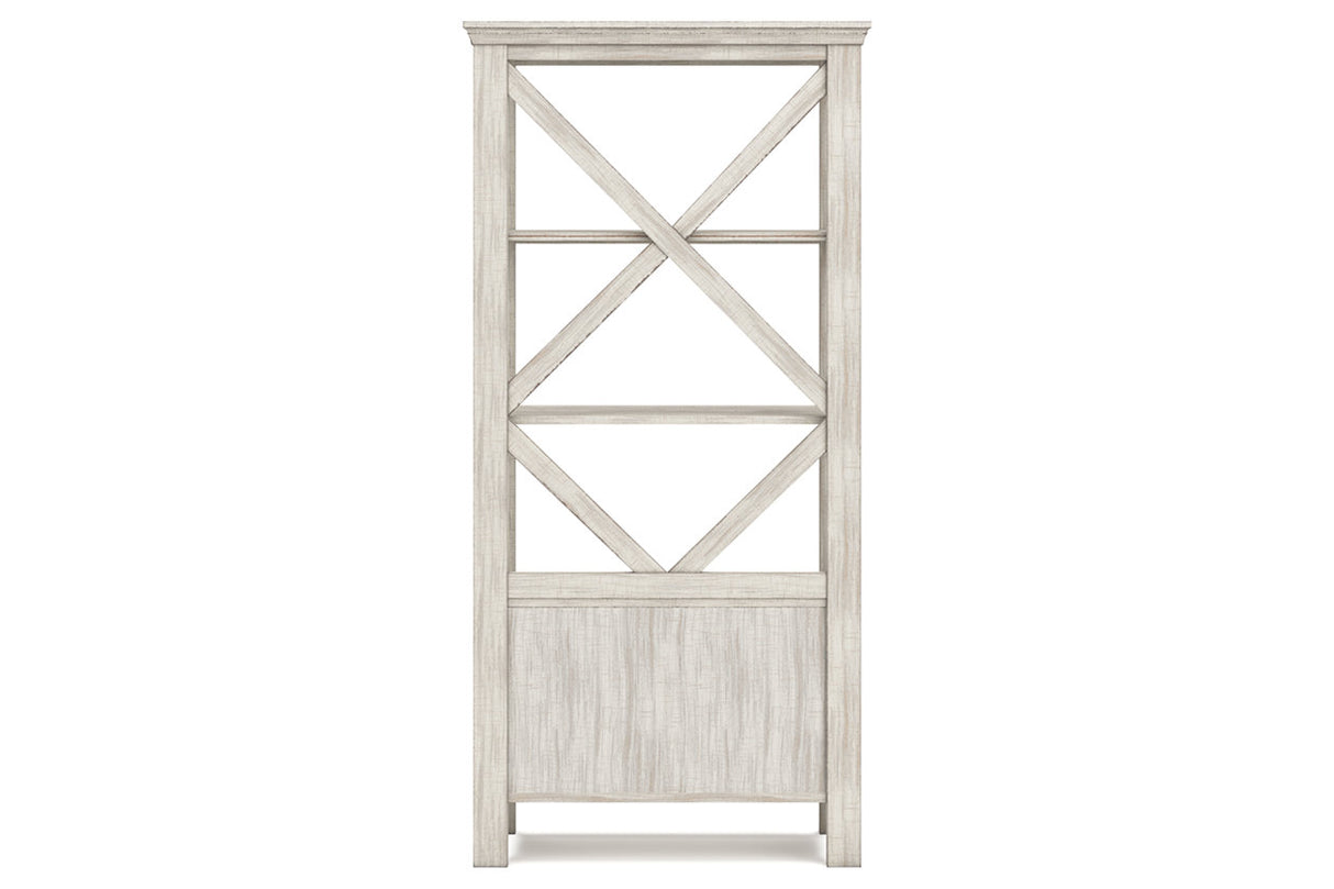 Carynhurst Whitewash 75" Bookcase from Ashley - Luna Furniture