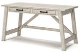 Carynhurst Whitewash 60" Home Office Desk from Ashley - Luna Furniture