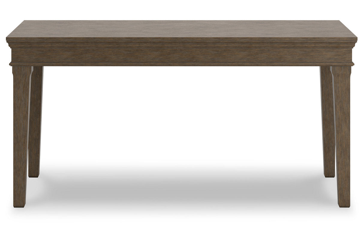 Janismore Weathered Gray 63" Home Office Desk from Ashley - Luna Furniture