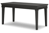 Beckincreek Black Home Office Desk from Ashley - Luna Furniture