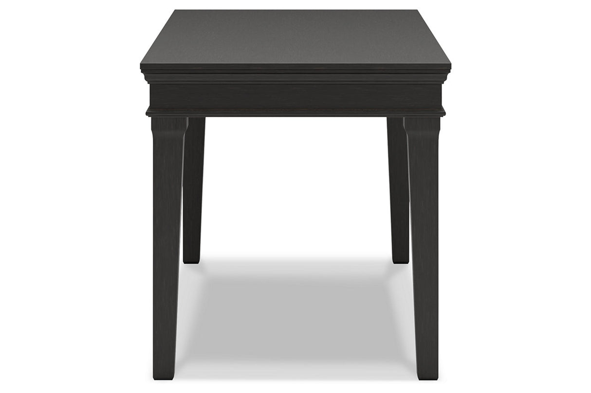 Beckincreek Black Home Office Desk from Ashley - Luna Furniture