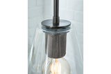 Collbrook Clear/Black Finish Pendant Light from Ashley - Luna Furniture