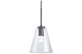 Collbrook Clear/Black Finish Pendant Light from Ashley - Luna Furniture