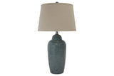 Saher Green Table Lamp from Ashley - Luna Furniture