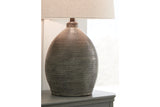 Joyelle Gray Table Lamp from Ashley - Luna Furniture