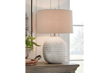 Jamon Beige Table Lamp from Ashley - Luna Furniture