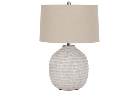 Jamon Beige Table Lamp from Ashley - Luna Furniture