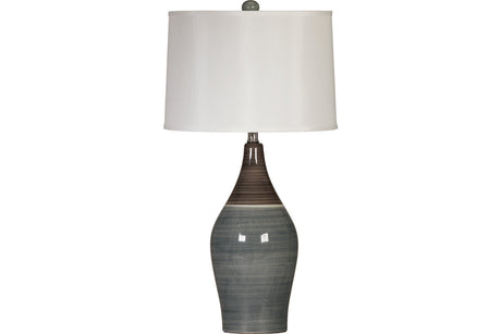 Niobe Multi Gray Table Lamp from Ashley - Luna Furniture