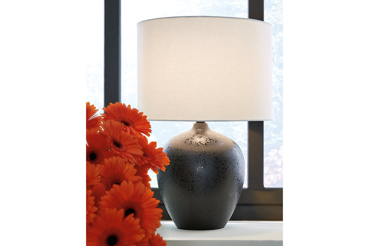 Ladstow Black Table Lamp from Ashley - Luna Furniture