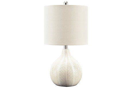 Rainermen Off White Table Lamp from Ashley - Luna Furniture