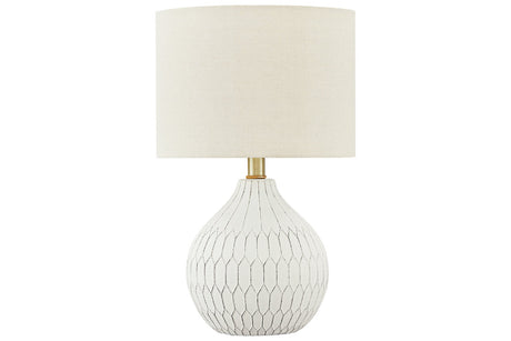 Wardmont White Table Lamp from Ashley - Luna Furniture