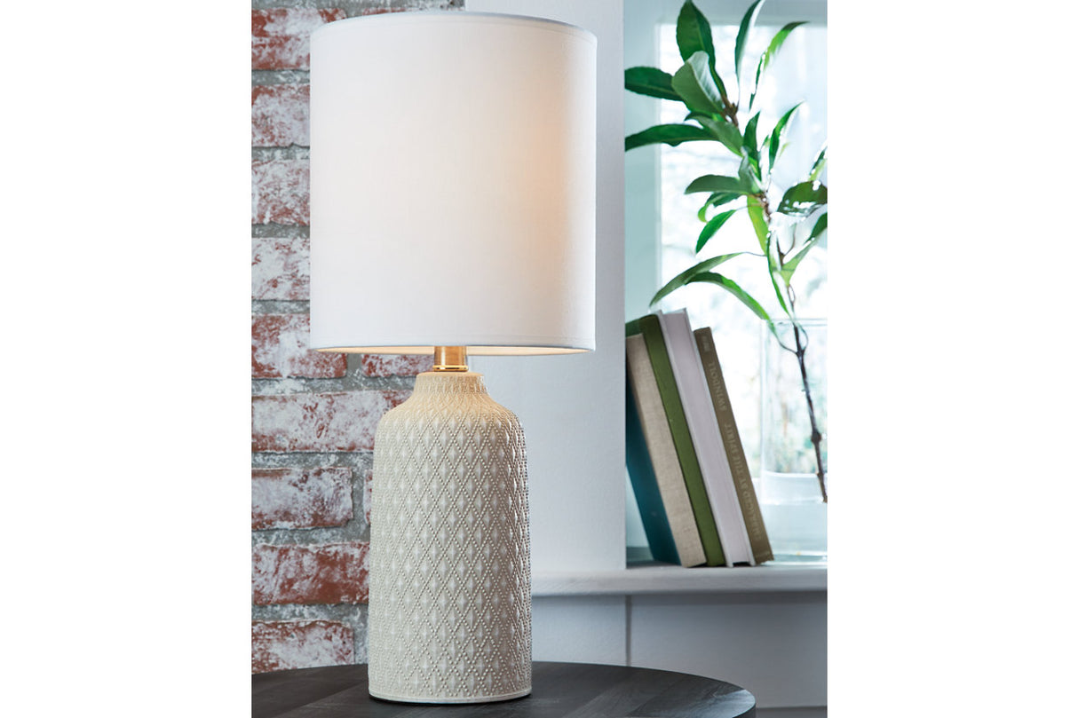 Donnford Gray Table Lamp from Ashley - Luna Furniture