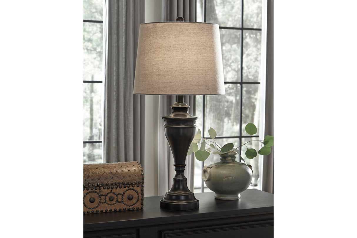 Darlita Bronze Finish Table Lamp from Ashley - Luna Furniture