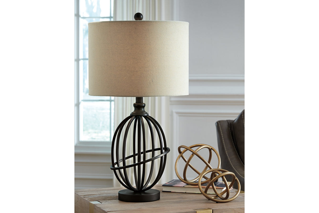 Manasa Dark Brown Table Lamp from Ashley - Luna Furniture