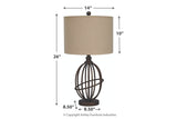 Manasa Dark Brown Table Lamp from Ashley - Luna Furniture