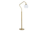 Marilee Antique Brass Finish Floor Lamp -  - Luna Furniture