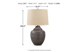 Olinger Brown Table Lamp from Ashley - Luna Furniture