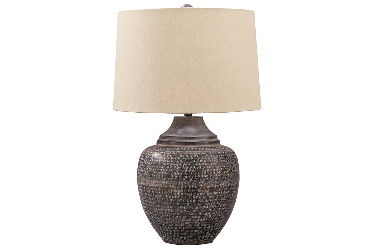 Olinger Brown Table Lamp from Ashley - Luna Furniture