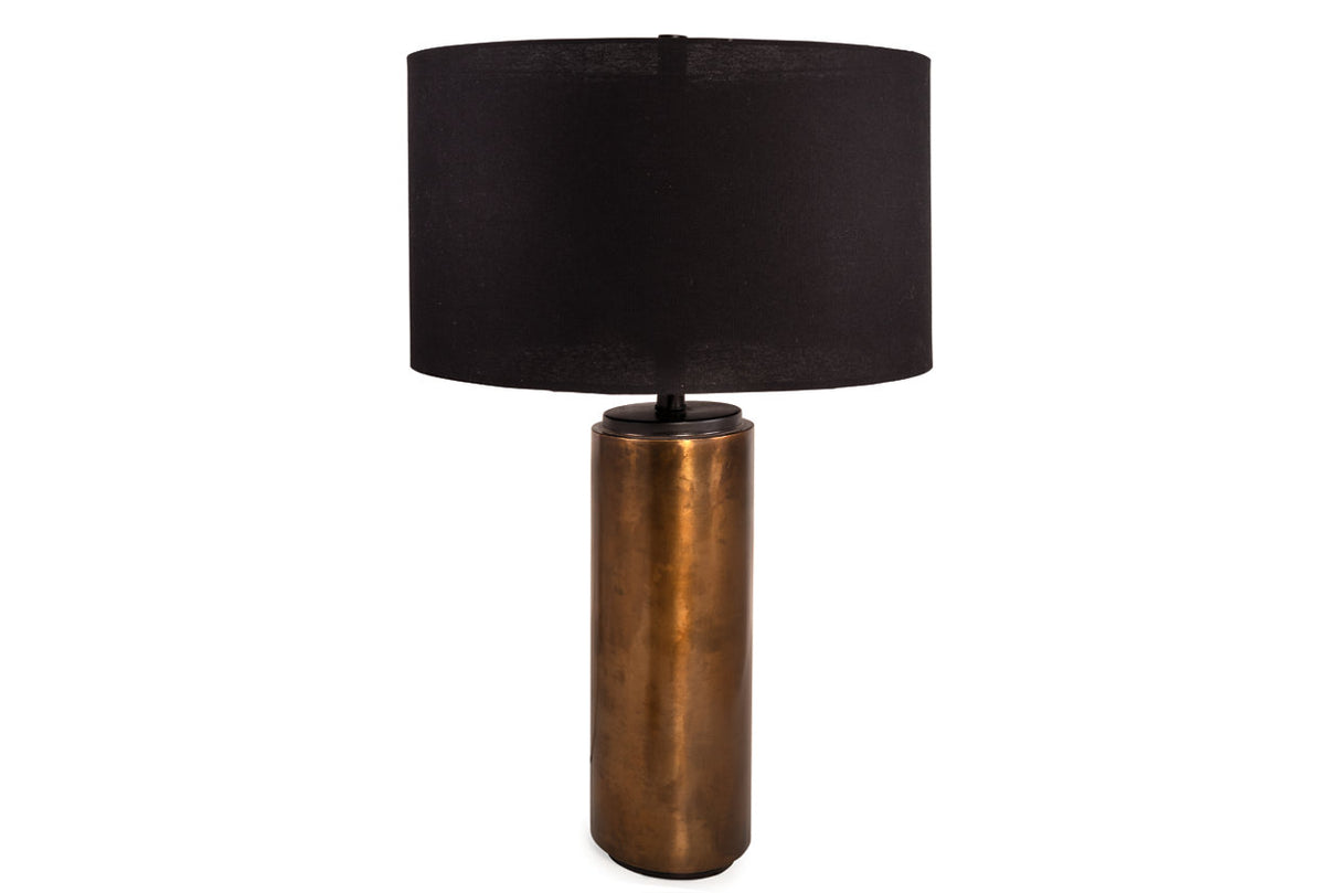 Hildry Antique Brass Finish Table Lamp from Ashley - Luna Furniture