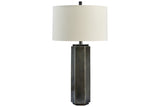 Dirkton Antique Pewter Finish Accent Lamp from Ashley - Luna Furniture