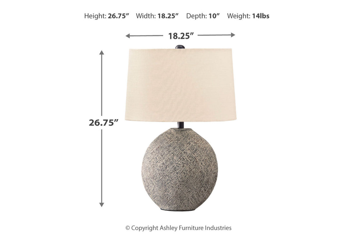 Harif Beige Table Lamp from Ashley - Luna Furniture