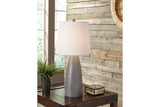 Shavontae Gray Table Lamp, Set of 2 -  - Luna Furniture