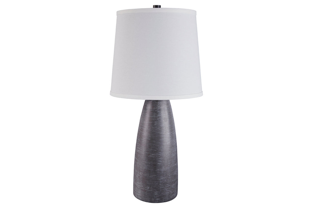 Shavontae Gray Table Lamp, Set of 2 -  - Luna Furniture