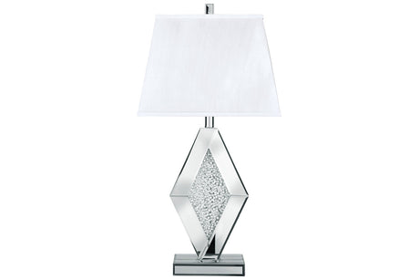 Prunella Silver Finish Table Lamp from Ashley - Luna Furniture