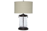 Tailynn Clear/Bronze Finish Table Lamp from Ashley - Luna Furniture