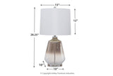 Jaslyn Silver Finish Table Lamp from Ashley - Luna Furniture