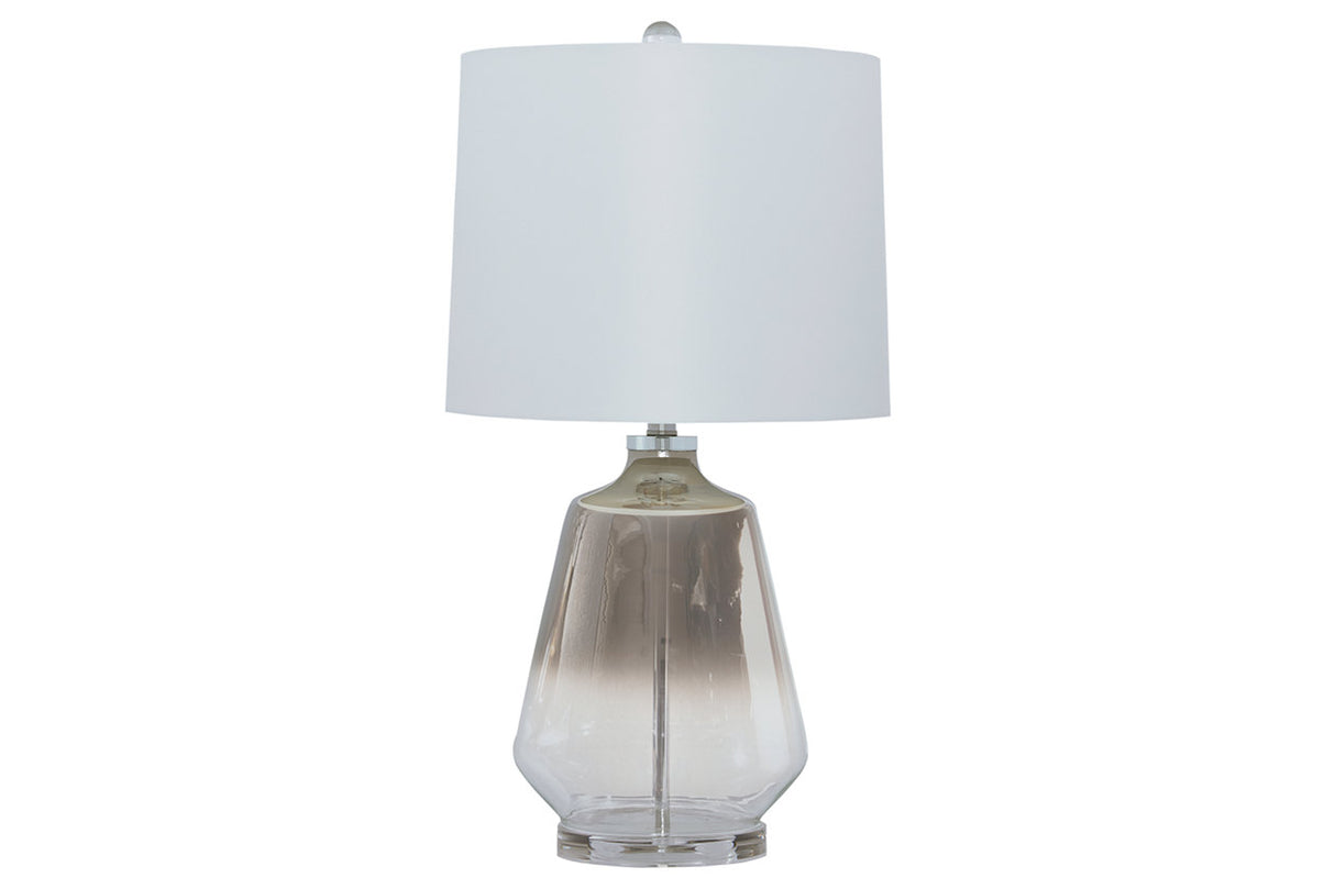 Jaslyn Silver Finish Table Lamp from Ashley - Luna Furniture