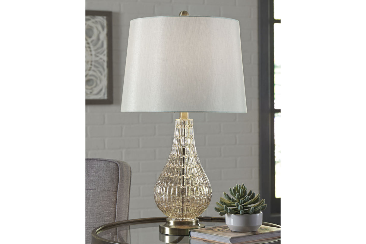 Latoya Champagne Table Lamp from Ashley - Luna Furniture