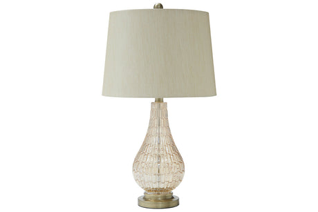 Latoya Champagne Table Lamp from Ashley - Luna Furniture