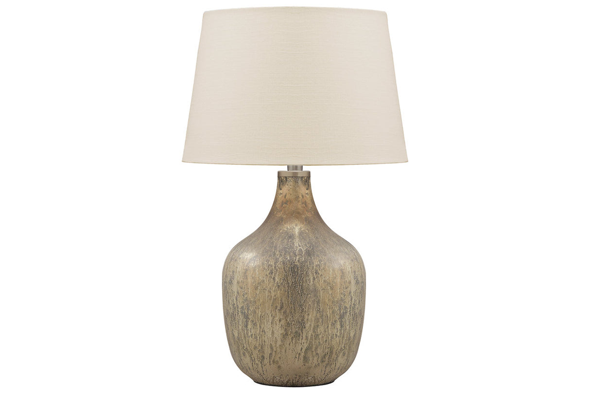 Mari Gray/Gold Finish Table Lamp from Ashley - Luna Furniture