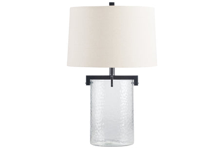 Fentonley Clear/Antique Black Table Lamp -  Ashley - Luna Furniture