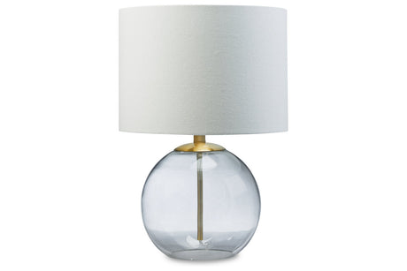 Samder Clear/Brass Finish Table Lamp from Ashley - Luna Furniture