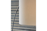 Veergate Black Arc Lamp -  Ashley - Luna Furniture