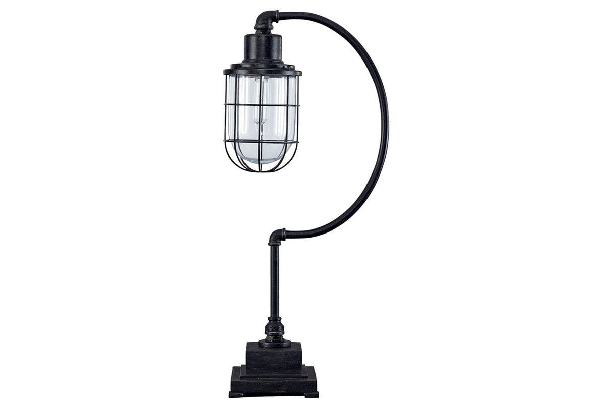 Jae Antique Black Desk Lamp from Ashley - Luna Furniture