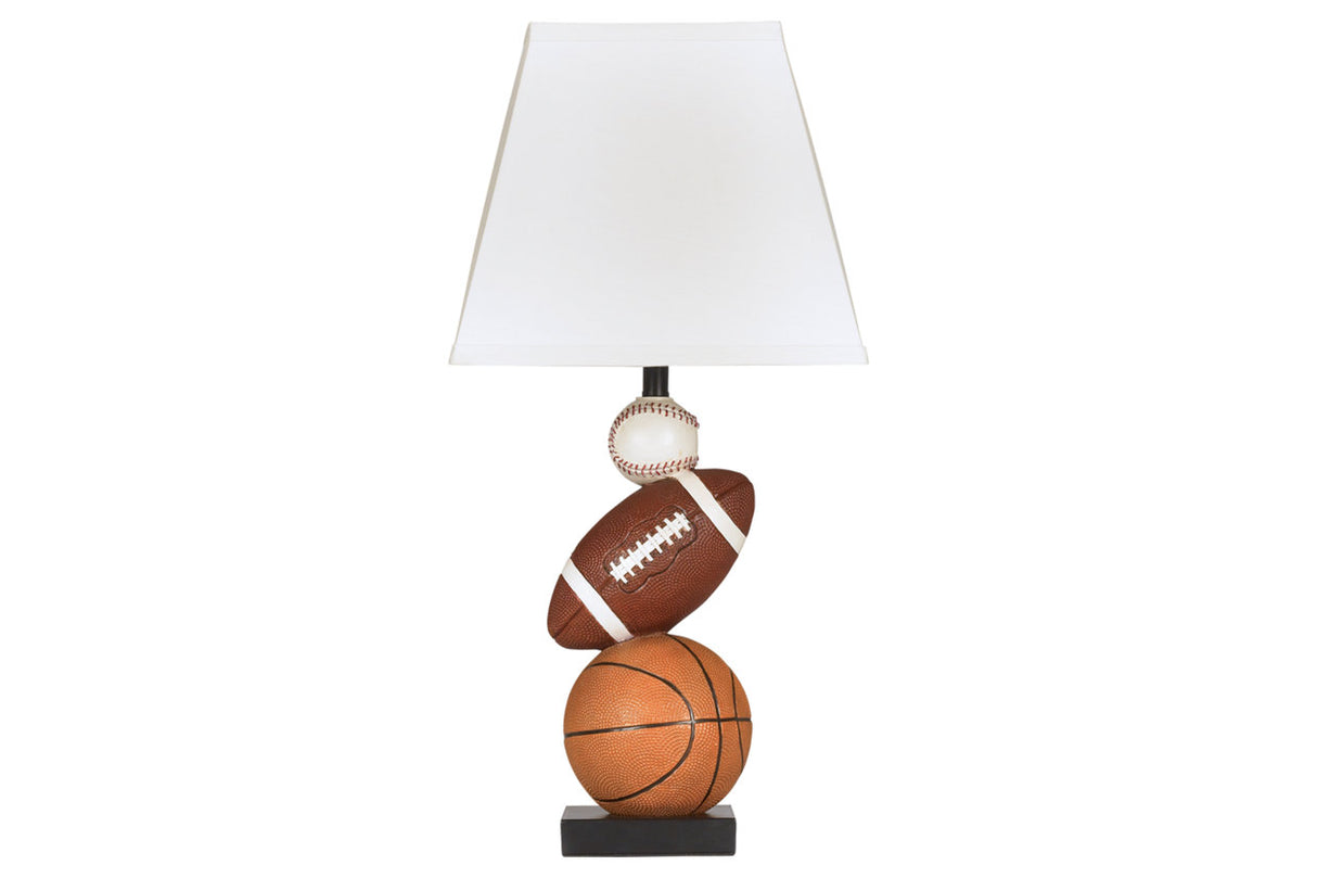 Nyx Brown/Orange Table Lamp from Ashley - Luna Furniture