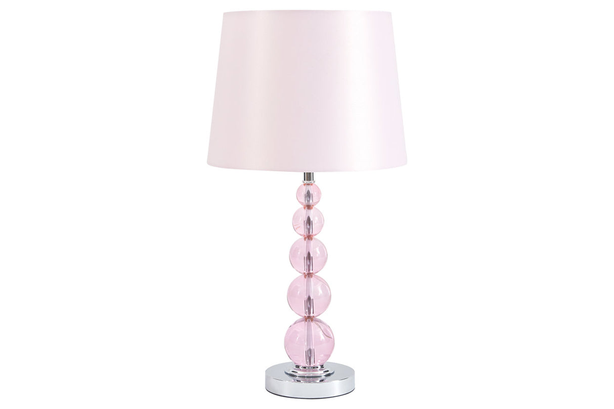 Letty Pink Table Lamp from Ashley - Luna Furniture