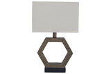 Marilu Gray/Brown Table Lamp from Ashley - Luna Furniture