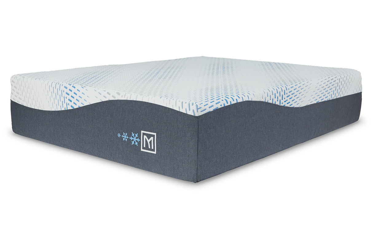 Millennium Luxury Plush Gel Latex Hybrid White King Mattress -  Ashley - Luna Furniture