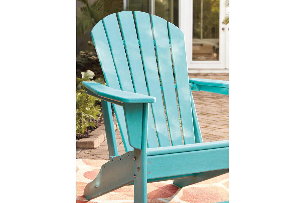 Sundown Treasure Turquoise Adirondack Chair from Ashley - Luna Furniture