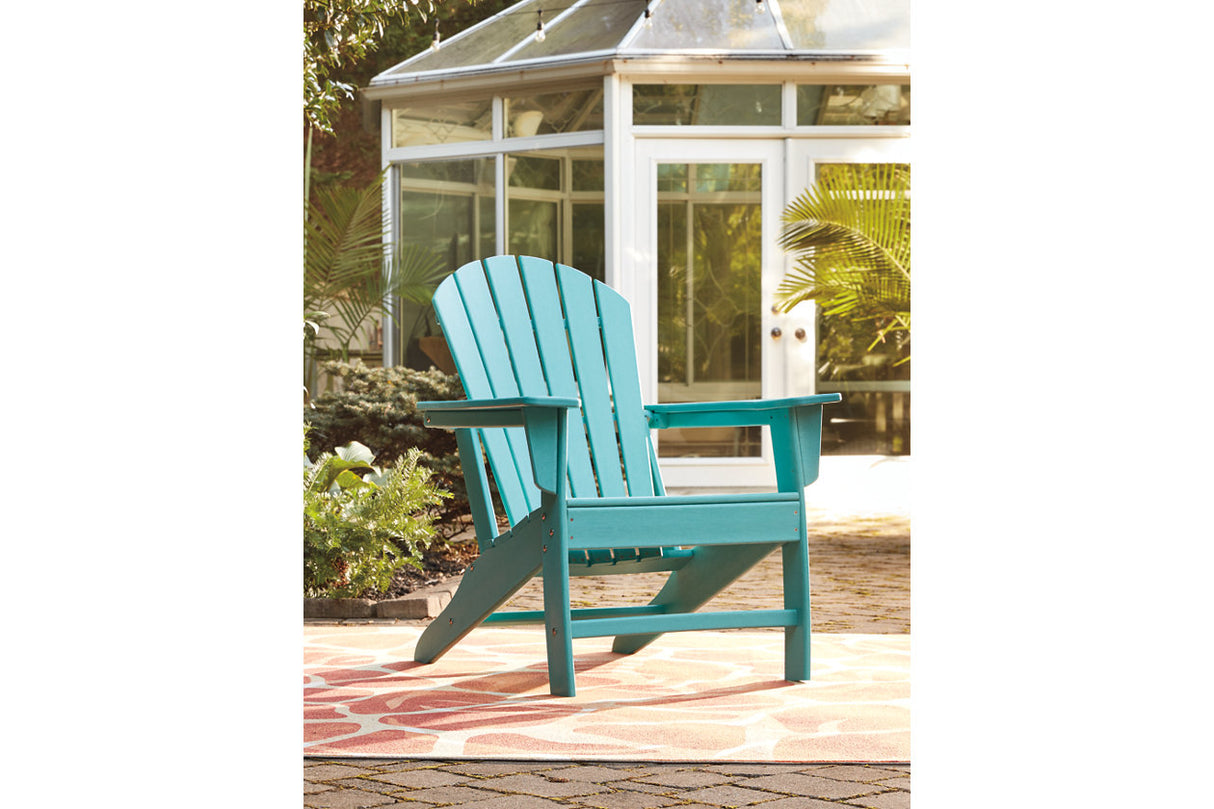 Sundown Treasure Turquoise Adirondack Chair from Ashley - Luna Furniture