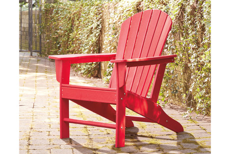 Sundown Treasure Red Adirondack Chair from Ashley - Luna Furniture