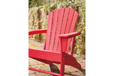 Sundown Treasure Red Adirondack Chair from Ashley - Luna Furniture