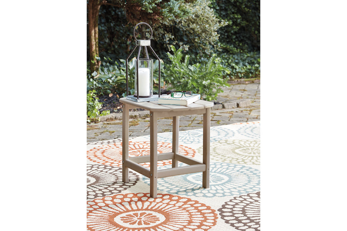 Sundown Treasure Grayish Brown End Table from Ashley - Luna Furniture