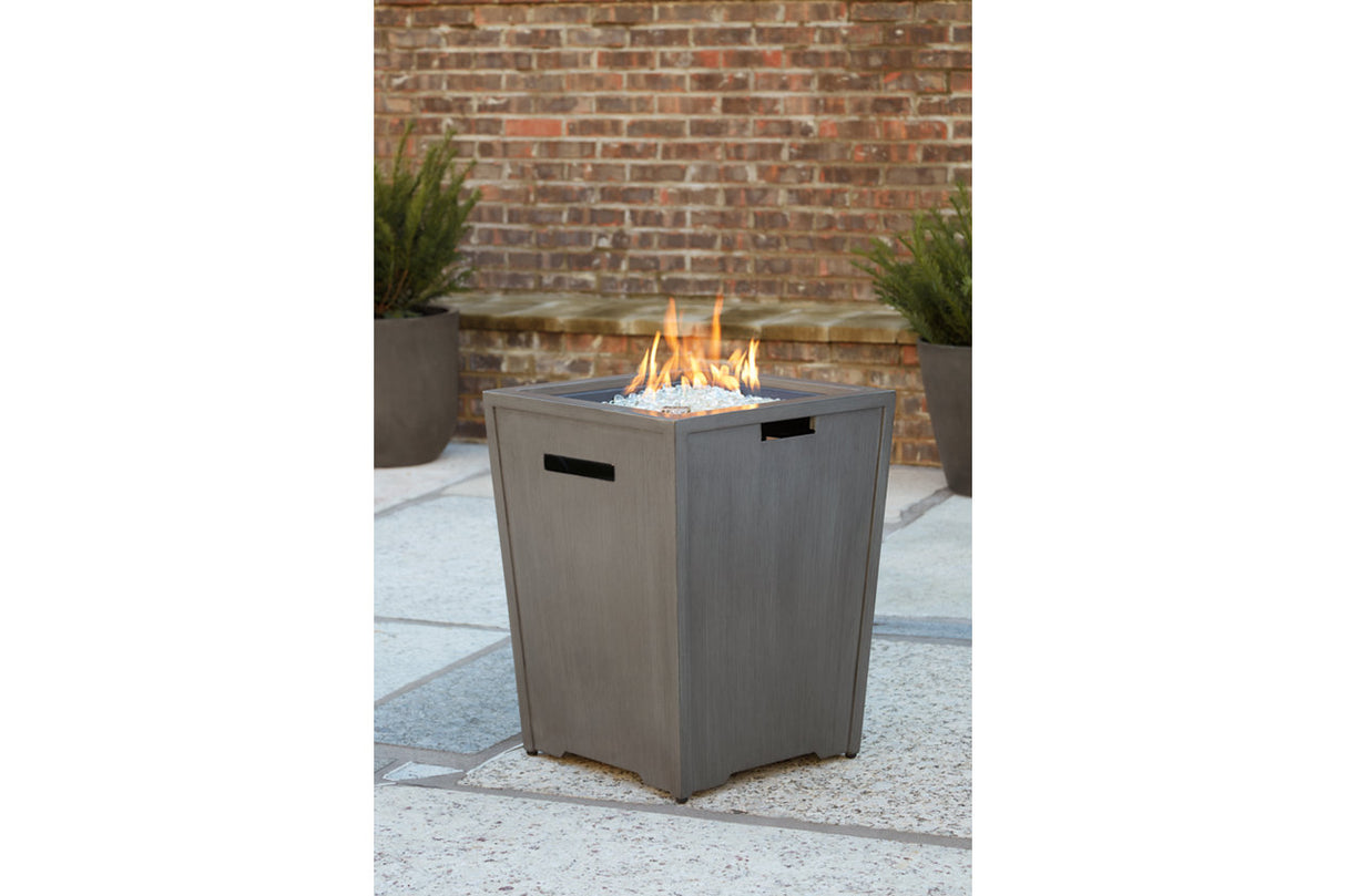 Rodeway South Gray Fire Pit -  Ashley - Luna Furniture