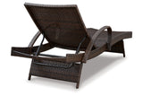 Kantana Brown Chaise Lounge from Ashley - Luna Furniture