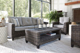 Cloverbrooke Gray 4-Piece Outdoor Conversation Set -  - Luna Furniture